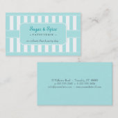 Pastel Patisserie Carte de visite (Devant / Derrière)