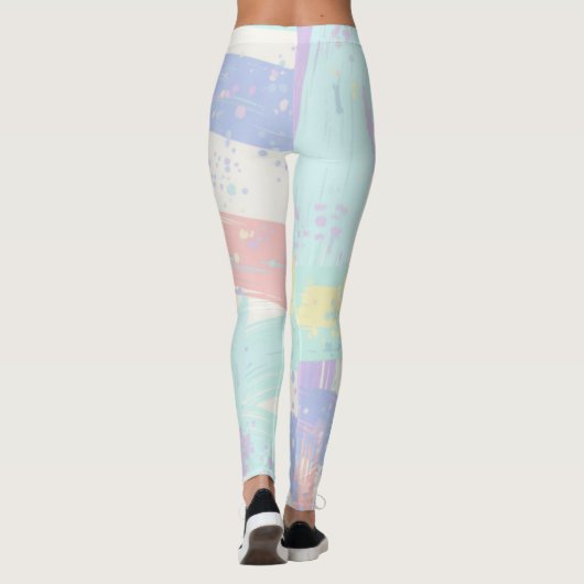 Pastel Patten  Leggings (Achterkant)