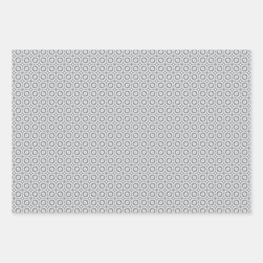 Pastel Pattern of Gray, Mint, Pink Plaid & Stripes Inpakpapier Vel (Voorkant)