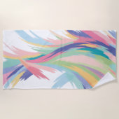 Pastel pattern that will grab everyones attention strandlaken (Voorkant)