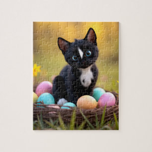 Pastel Paws & Whiskers: Felini's Paasmand Legpuzzel