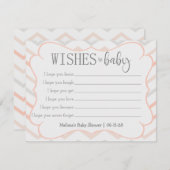 Pastel Peach and Grey Zig Zag (Voorkant / Achterkant)