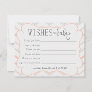 Pastel Peach and Grey Zig Zag