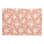 Pastel Peach Botanica Kussensloop (Achterkant)