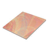 Pastel Peach roze Geel Silky Textuur Tegeltje (Zijkant)