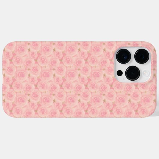 PASTEL PEACH-ROZEN Case-Mate iPhone CASE (Achterkant (horizontaal))