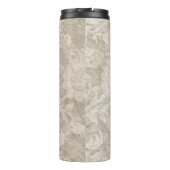 Pastel Pearl Damask Patroon Thermosbeker (Achterkant)