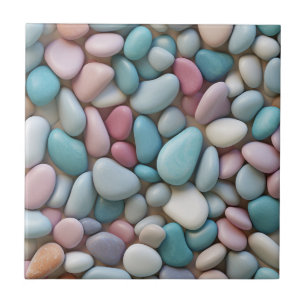 Pastel Pebbles Keramische Tegel Tegeltje