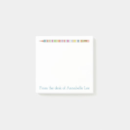 Pastel Pencil Vier Post-it® Notes