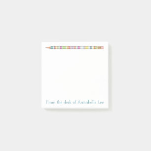 Pastel Pencil Vier Post-it® Notes