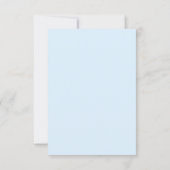 Pastel Penmanship Bewaar de datum Cloud Blue (Achterkant)