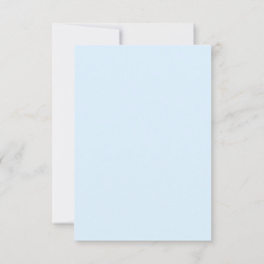 Pastel Penmanship Bewaar de datum Cloud Blue (Achterkant)
