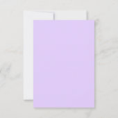 Pastel Penmanship Save the Date Lavender (Achterkant)