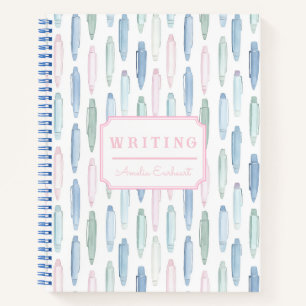 Pastel Pennen Notitieboek