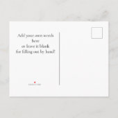 Pastel Periwinkle Paars Uitnodiging Briefkaart (Achterkant)