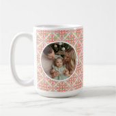 Pastel Personalized Photo Mug With Message (Gauche)
