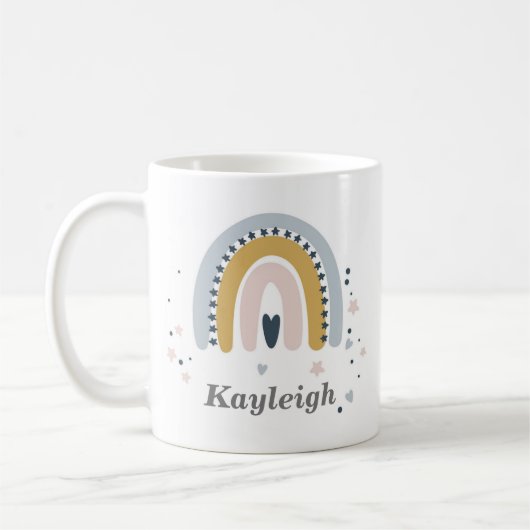 Pastel personnalisé Mug arc-en-ciel (Gauche)