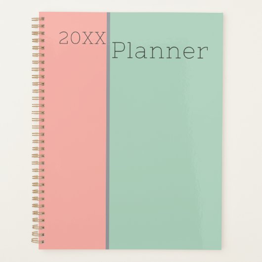 Pastel personnalisé Soft Peach & Jungle Mist Green (Devant)