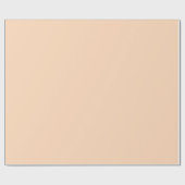 Pastel Perzik Effen Kleur | Klassiek | Elegant Cadeaupapier (Vlak)