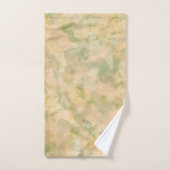 Pastel Perzik en Groen Gemarmerd Bad Handdoek (Handdoek)