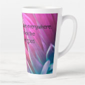 Pastel Pétales Proverbes 15:3 Latte Mug (Droite)