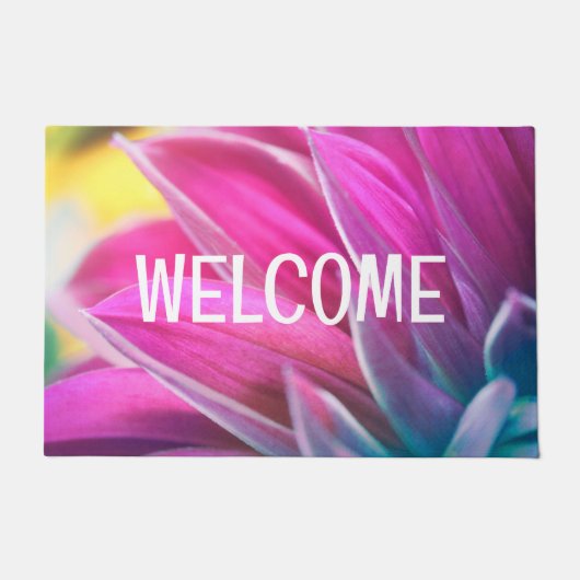 Pastel Petals Welkom Mat (Voorkant)