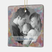Pastel Photo Lijst Keramisch Ornament (Links)