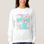 Pastel Picnic Aesthetic Cozy Cute Sweatshirt (Devant)