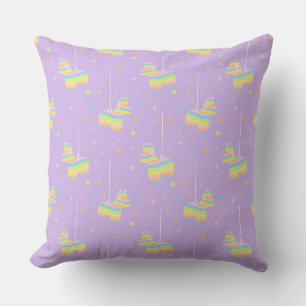 Pastel Piñata Patroon Worp Kussen