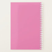 Pastel Pink Aangepaste foto - Aangepast op maat Planner (Achterkant)