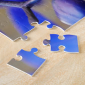 Pastel Pink and Blue Orchidées Jigsaw Puzzle (Côté)
