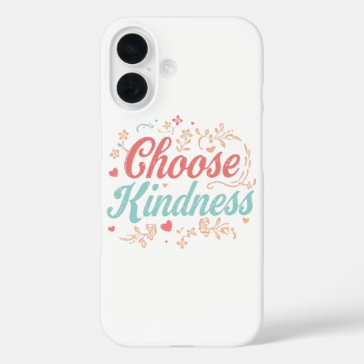 Pastel Pink and Teal Inspirational Message Case-Mate iPhone Case (Achterkant)