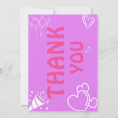 Pastel Pink Birthday Bliss cartes de voeux (Dos)
