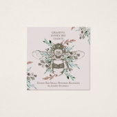 Pastel Pink Creative Honey Bee Apiary Vintage (Devant)