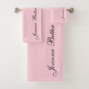 Pastel Pink Elegant Nom manuscrit Signature