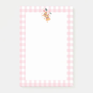 Pastel Pink Farmhouse Pset met kerstmis Post-it® Notes