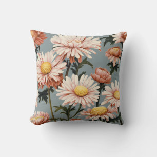 Pastel Pink Flowers Kussen