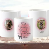 Pastel Pink French Bulldog Custom Photo & Name Koffiemok