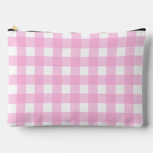 Pastel Pink Gingham Pattern Etui (Voorkant)