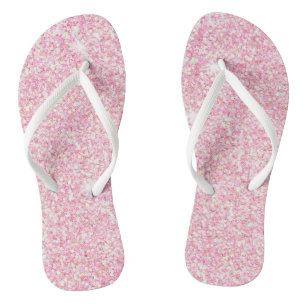 Pastel Pink Glitz en Glam Teenslippers