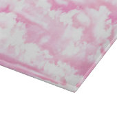 Pastel Pink Happy Clouds-decoratie Snijplank (Hoek)
