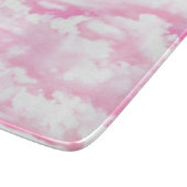 Pastel Pink Happy Clouds-decoratie Snijplank (Hoek)