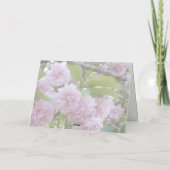 Pastel Pink Happy Spring Stylish Floral Greeting C Kaart (Achterkant)
