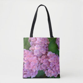 Pastel pink Hortensia hydrangea bloom Draagtas