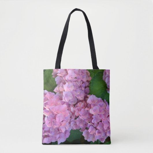 Pastel pink Hortensia hydrangea bloom Draagtas (Voorkant)