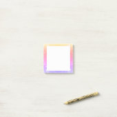 Pastel Pink Lavender Gold Glitter Sparkle Post-it® Notes (Op bureau)