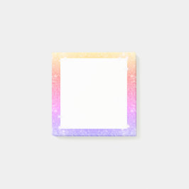 Pastel Pink Lavender Gold Glitter Sparkle Post-it® Notes
