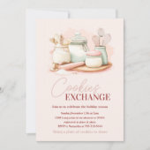  Pastel Pink & Mint Cookie Exchange Kaart (Voorkant)