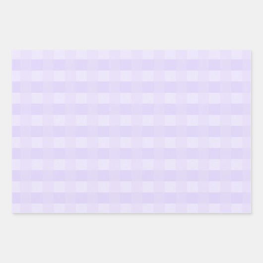 Pastel Pink Paars Blue Gingham Pset Pattern Inpakpapier Vel (Voorkant 2)