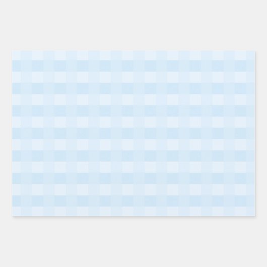 Pastel Pink Paars Blue Gingham Pset Pattern Inpakpapier Vel (Voorkant 3)